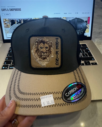 The King Mesh Back Snapback Cap Khaki/Beige - 1241