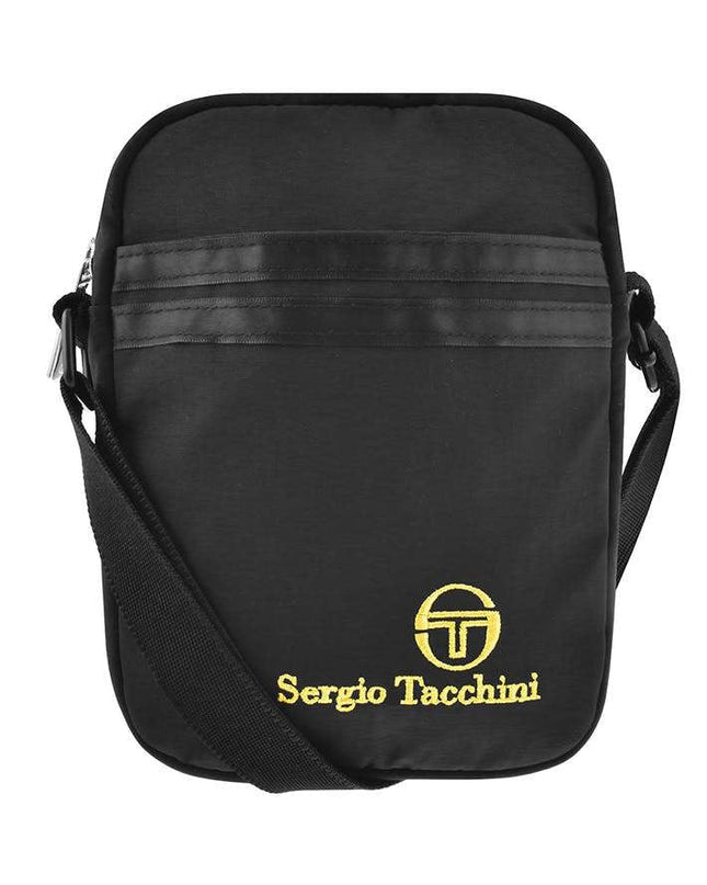 Sergio Tacchini Sarchi Small Cross Body Bag in Black & Gold