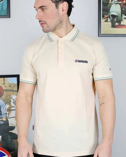 Lambretta Twin Tipped Polo in Tofu - 097