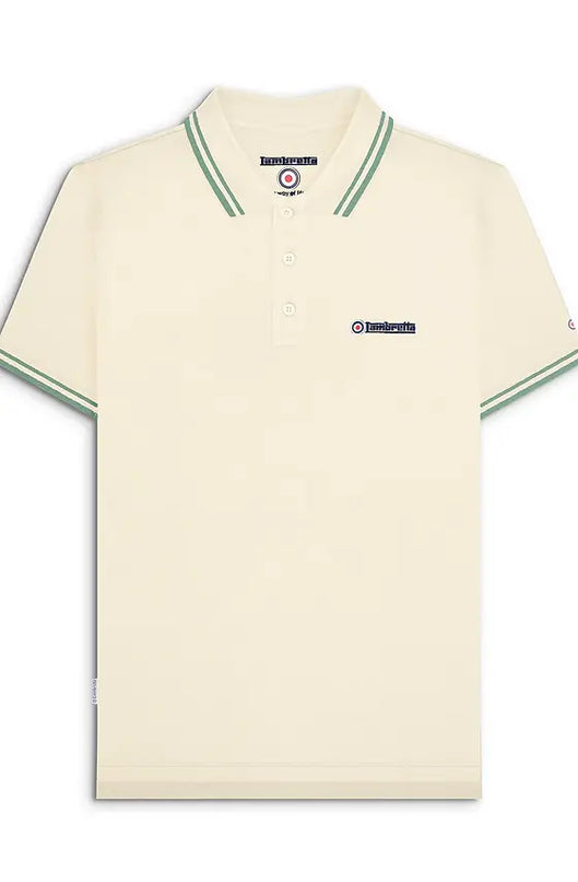 Lambretta Twin Tipped Polo in Tofu - 097