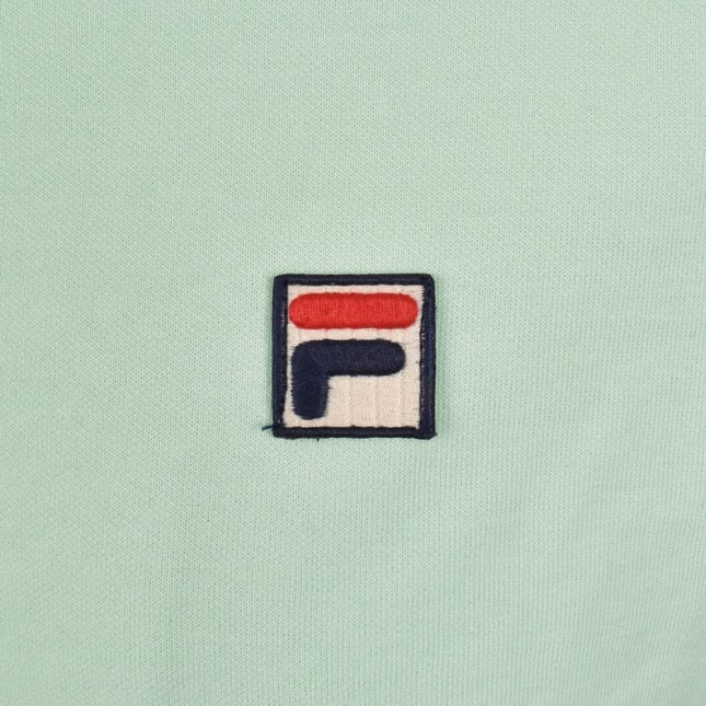 Fila Vintage Settanta Retro 70s Borg Track Top in Mint Green