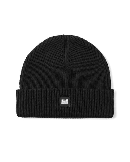 Weekend Offender Kettama Rib Knit Beanie Black