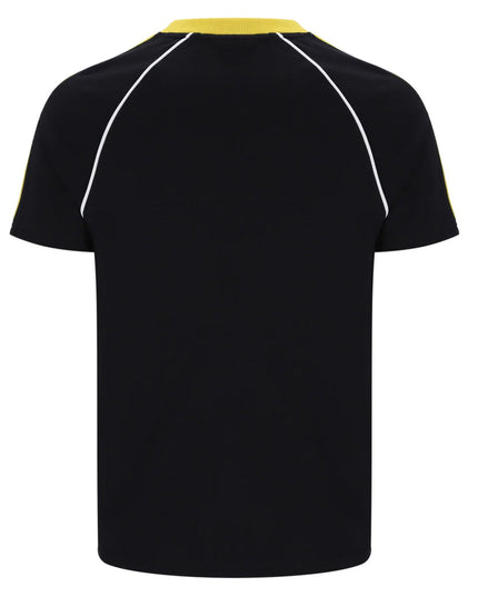 Sergio Tacchini Ghibli Davis Tee in Black/Yellow