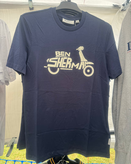 Ben Sherman Brand Scooter Tee Dark Navy