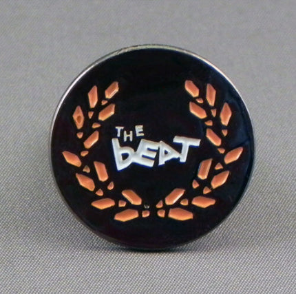 The Beat Enamel Pin Badge Black/Orange