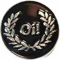 Oi Enamel Pin Badge Black