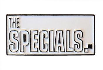 The Specials Enamel Pin Badge White