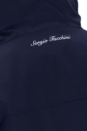 Sergio Tacchini Weaver Hooded Field Jacket Maritime Blue