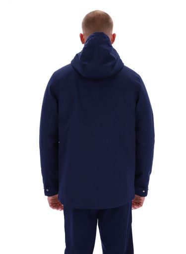 Sergio Tacchini Weaver Hooded Field Jacket Maritime Blue
