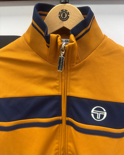 Sergio Tacchini Damarindo Track Top Pumpkin Spice/Navy - 569 Raw Menswear