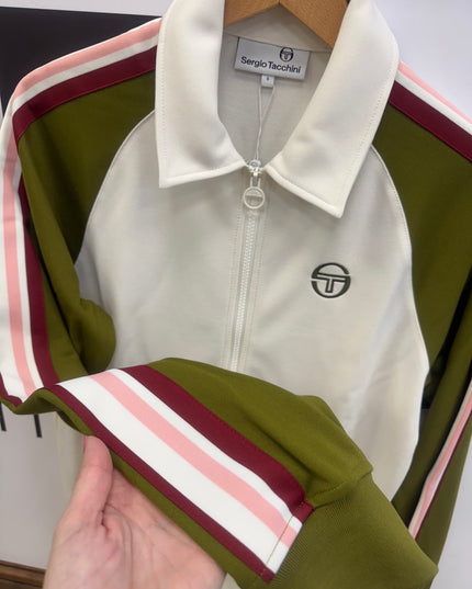 Sergio Tacchini Renshaw Track Top Gardenia/Avocado - 516 Raw Menswear