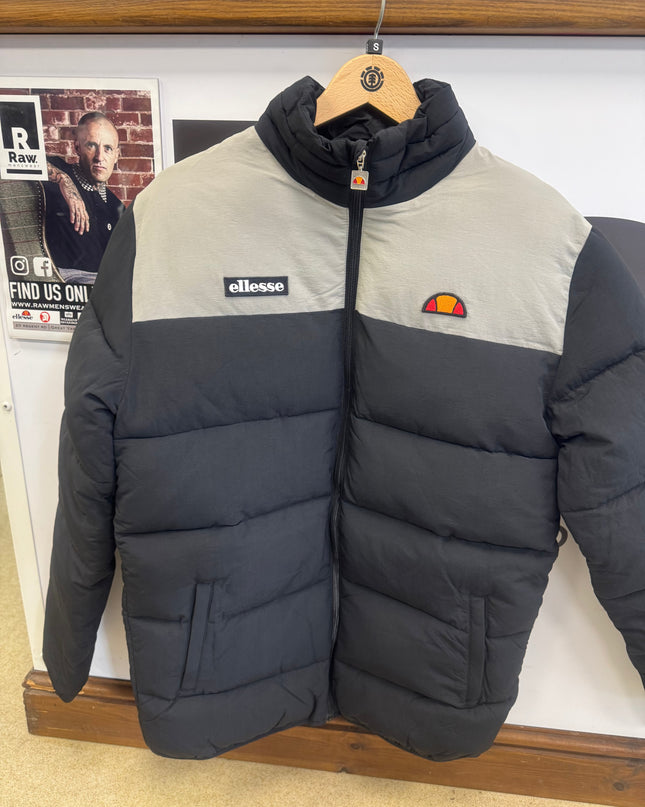Ellesse Nebula Padded Jacket Black/Taupe - 636 Raw Menswear