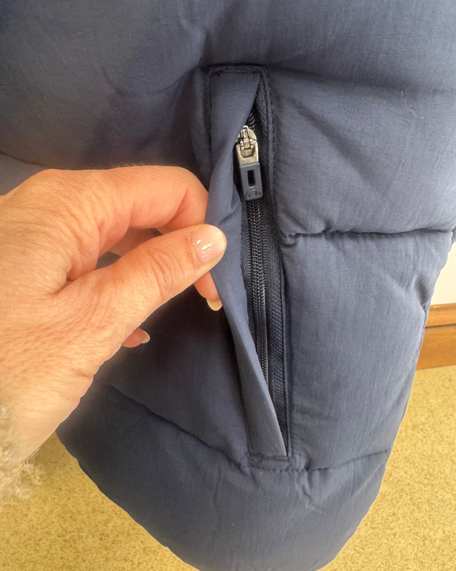 Ellesse Nebula Padded Jacket Navy/Black - 676 Raw Menswear