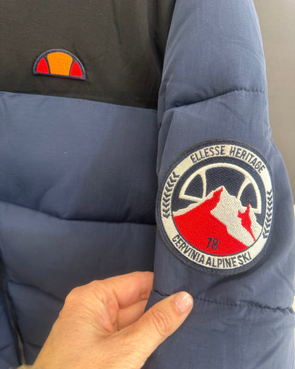 Ellesse Nebula Padded Jacket Navy/Black - 676 Raw Menswear