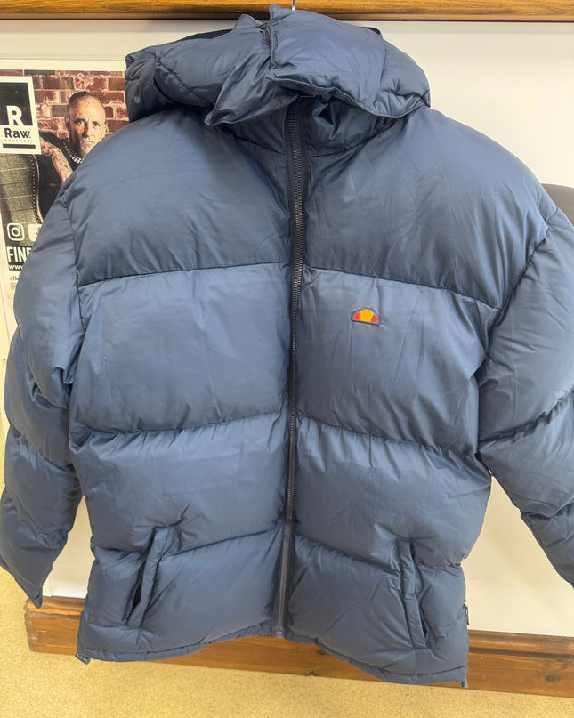 Ellesse Dappiani Padded Jacket Navy - 645 Raw Menswear