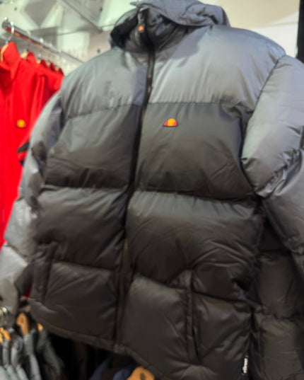 Ellesse Dappiani Padded Jacket Black/Grey - 646 Raw Menswear