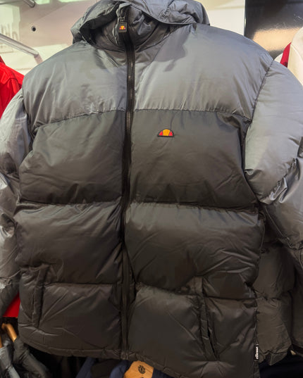 Ellesse Dappiani Padded Jacket Black/Grey - 646 Raw Menswear