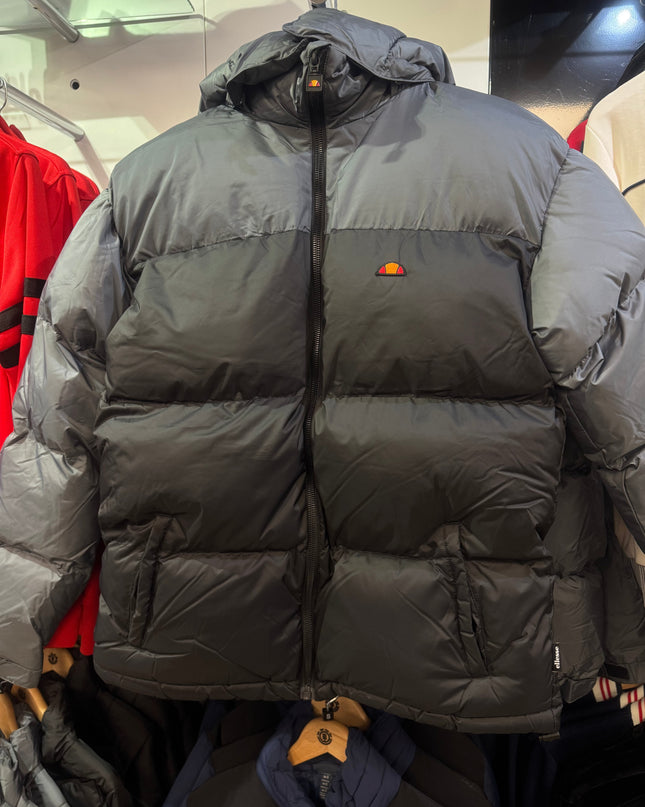 Ellesse Dappiani Padded Jacket Black/Grey - 646 Raw Menswear