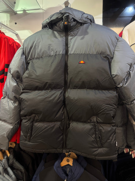 Ellesse Dappiani Padded Jacket Black/Grey - 646 Raw Menswear