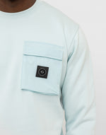 Carica l&#39;immagine nel visualizzatore di Gallery, Marshall Artist Nevado Crew Neck Sweater Sky Blue - 471
