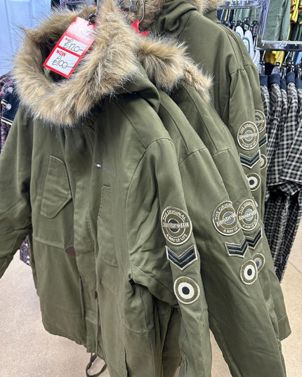 Lambretta Cotton Canvas Parka Khaki