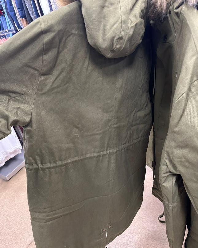 Lambretta Cotton Canvas Parka Khaki