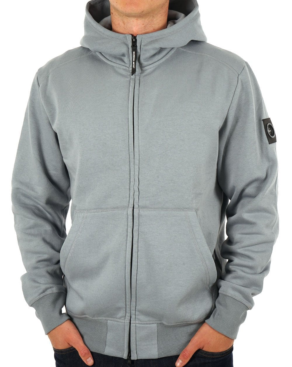 Full Zip Hoodie Marshall Artist Grey Hoodie Marshall Artist