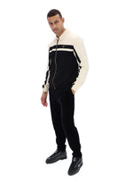 Load image into Gallery viewer, FILA Bill Track Top With Gold Trim Black - Raw Menswear
