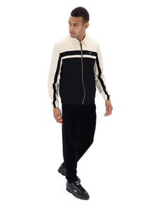 FILA Bill Track Top With Gold Trim Black - Raw Menswear