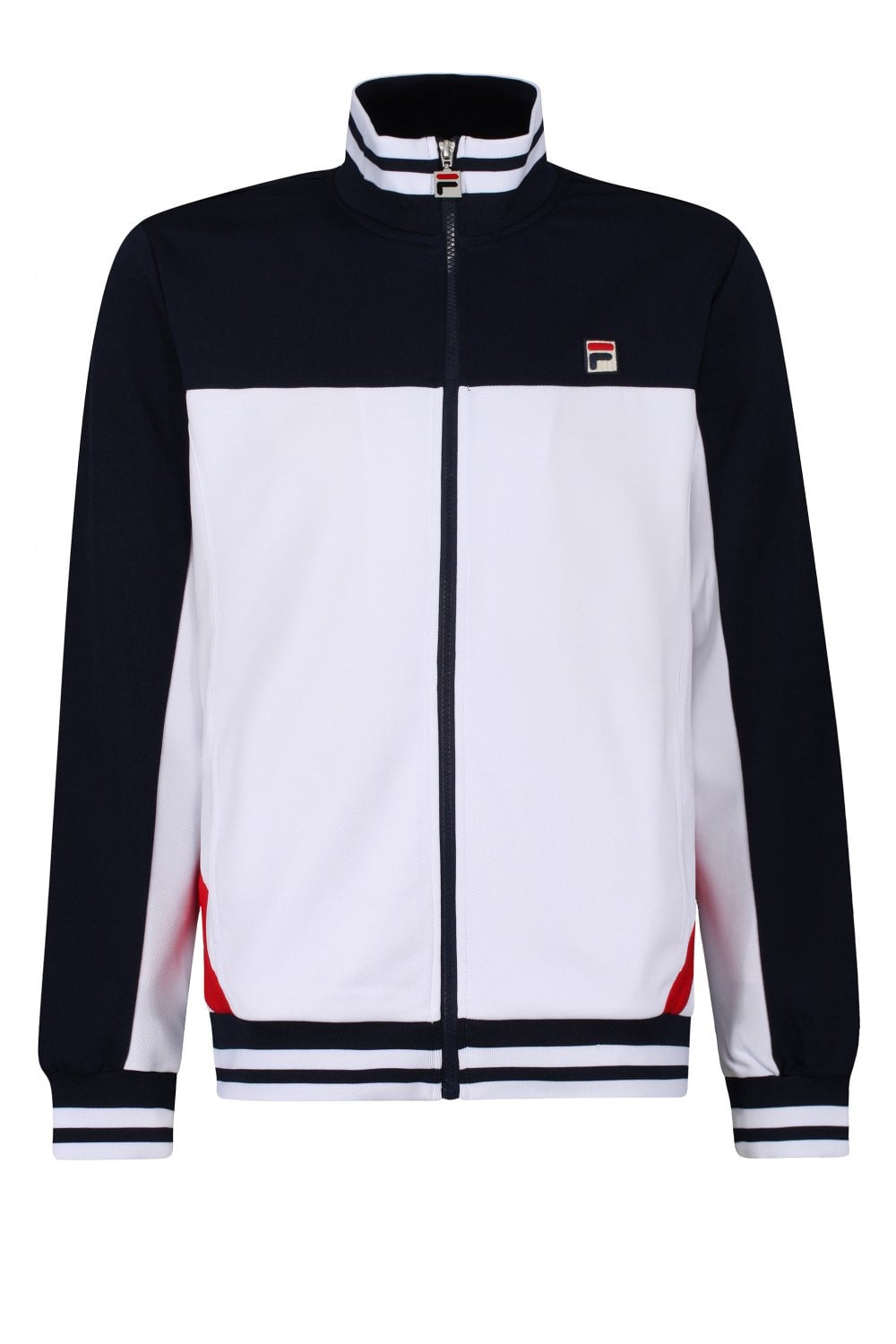 FILA Tiebreaker Funnel Neck Track Top Jacket Navy/Red/White - 580