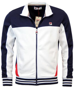 FILA Tiebreaker Funnel Neck Track Top Jacket Navy/Red/White - 580