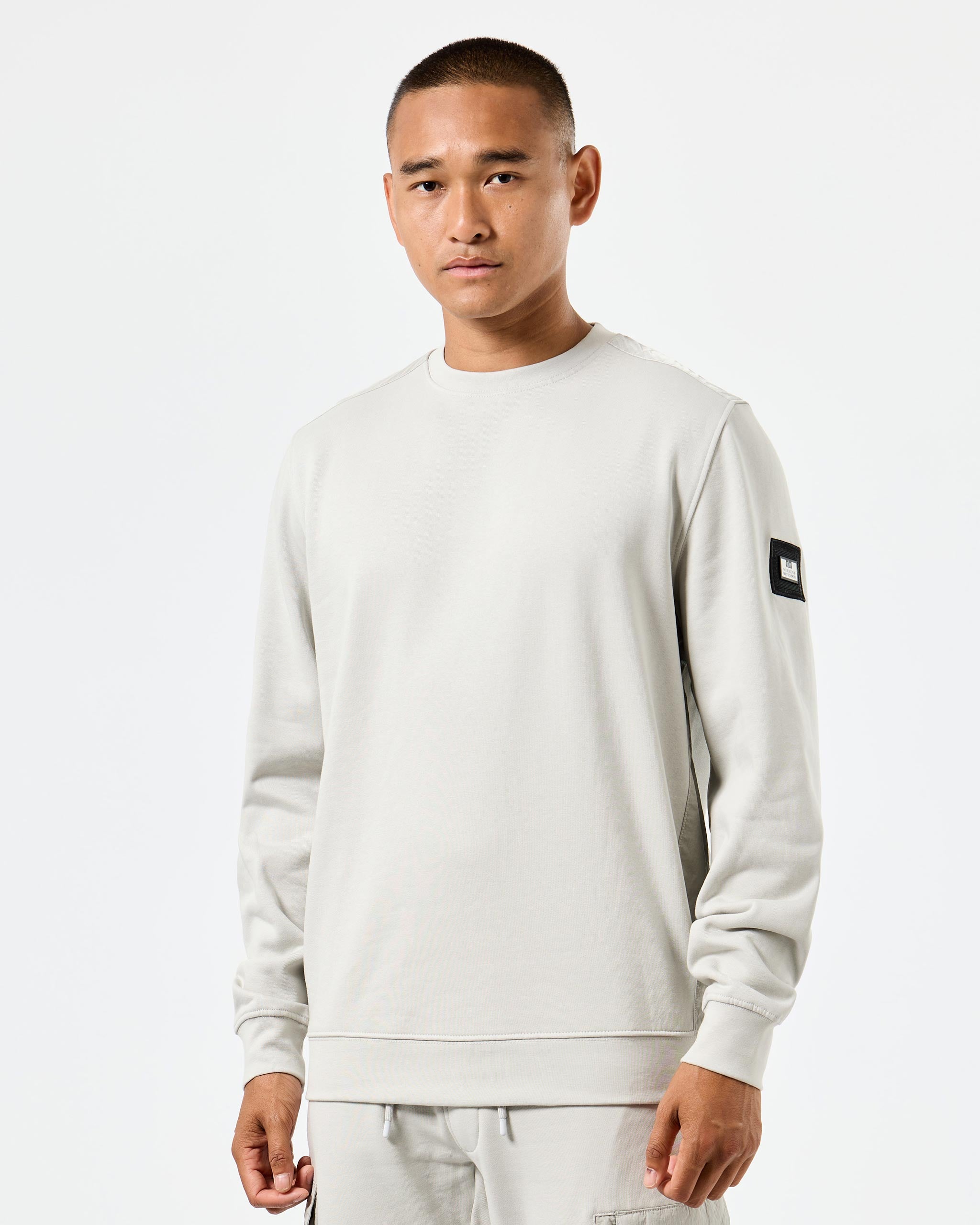 Weekend Offender F Bomb Sweater Stone (Rhino) - Raw Menswear