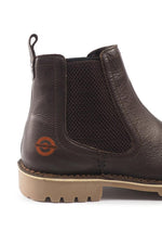 Load image into Gallery viewer, Lambretta Lynx Leather Chelsea Boot Brown - Raw Menswear
