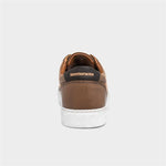 Charger l&#39;image dans la galerie, Lambretta Percy Leather Lace Up Trainers Brown - Raw Menswear
