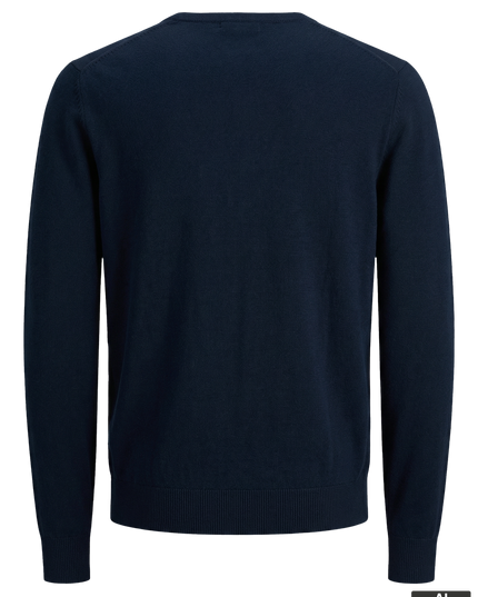 Jack & Jones James Crew Neck Knitwear Jumper Navy - 583