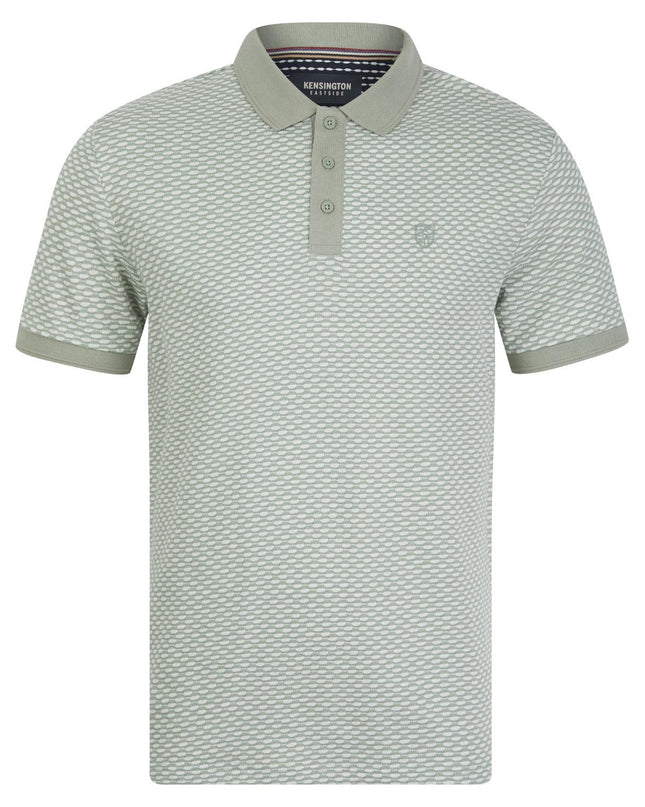 Tokyo Laundry Jacquard Polo Green - 077