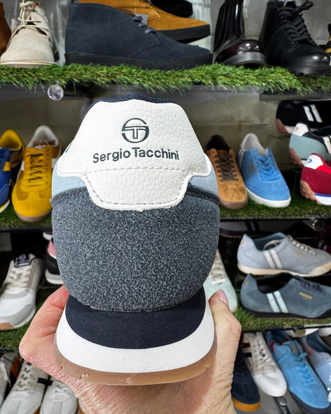 Sergio Tacchini Mile Mix Trainers Vintage Indigo Skyway/Navy/White - 1166