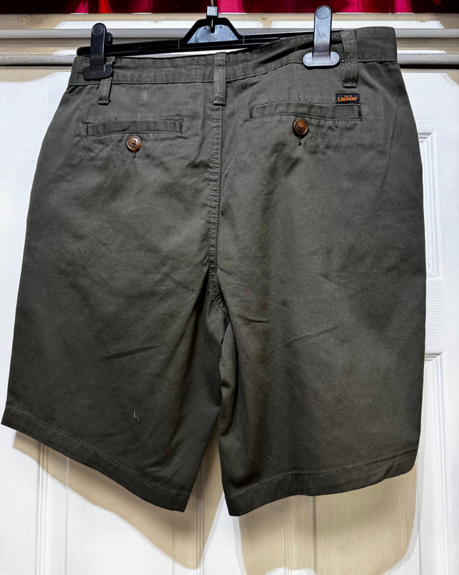 Tokyo Laundry Peached Cotton Chino Shorts Khaki - 951