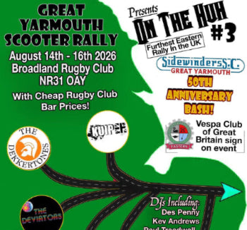 On the Huh Great Yarmouth Scooter Rally 