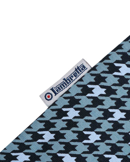 Lambretta Houndstooth Polo in Navy