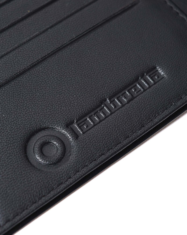 Lambretta Punched Leather Wallet Black - 1013