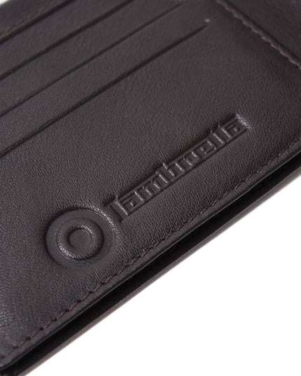 Lambretta Punched Leather Wallet Brown - 1014