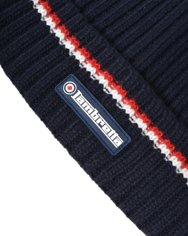 Lambretta Twin Tipped Beanie Navy