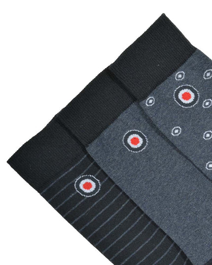 Lambretta 3 Pack Target Socks Dark Blue