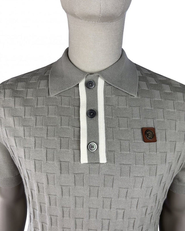 TROJAN Self-Check Fine Gauge Polo TR/9112 Grey