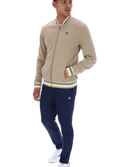 Fila Settanta Baseball Track Top Chinchilla/Double cream/Navy