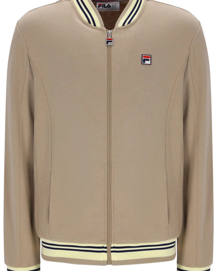 Fila Settanta Baseball Track Top Chinchilla/Double cream/Navy