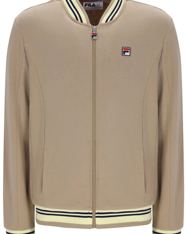 Fila Settanta Baseball Track Top Chinchilla/Double cream/Navy