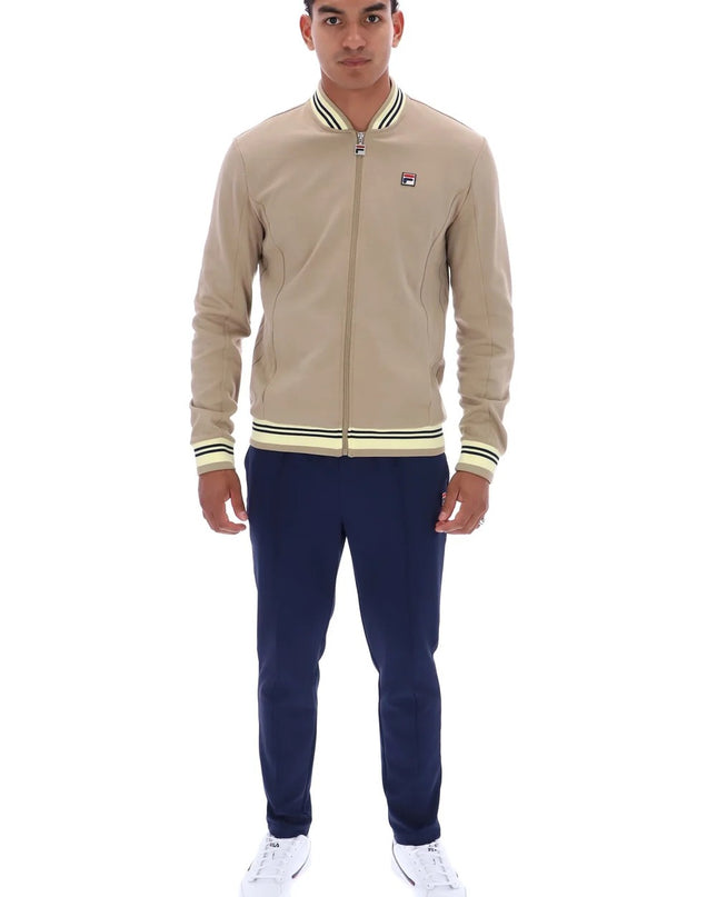Fila Settanta Baseball Track Top Chinchilla/Double cream/Navy