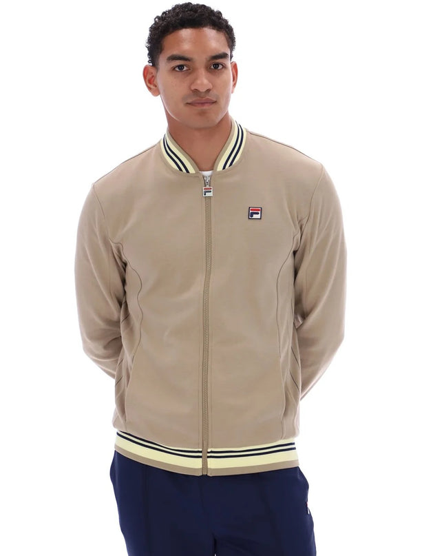 Fila Settanta Baseball Track Top Chinchilla/Double cream/Navy